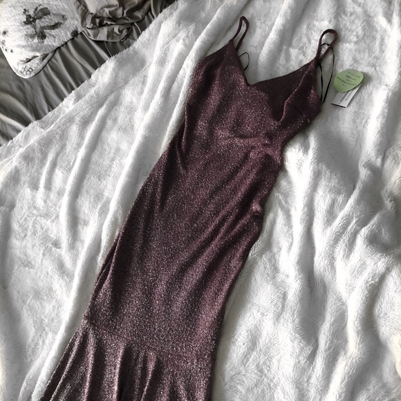 Purple Mermaid Sparkle Dress - Picture 3 of 9